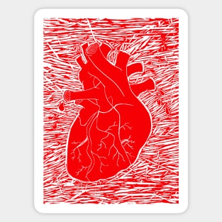 Red Heart Sticker